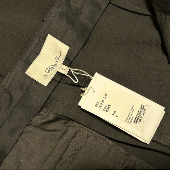 3.1 Phillip Lim Woman Pleat Front Tapered Cuffed Tailored Trouser - Picture 7 of 8